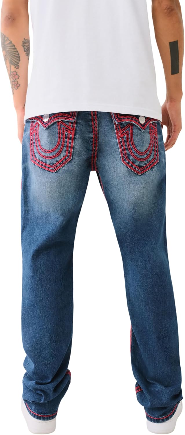 True Religion Men's Ricky Super Qt Flap 1.2"