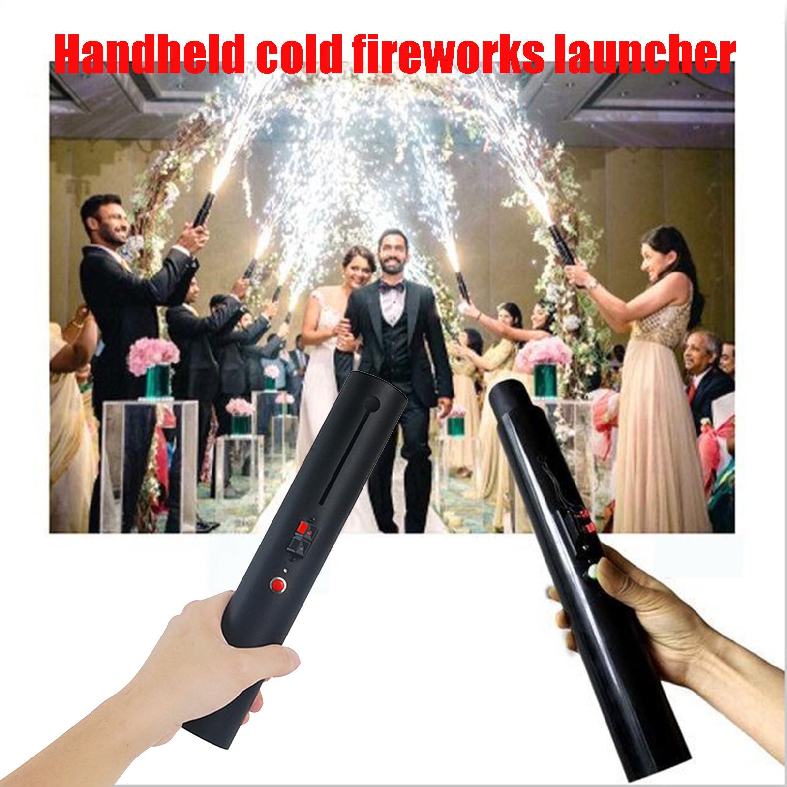 Récepteur de Feux d'artifice, Fontaine sans Fil pour Mariage, scène de fête, pyrotechnique Portable, système de tir Pyro Froid d'intérieur, 4 pièces