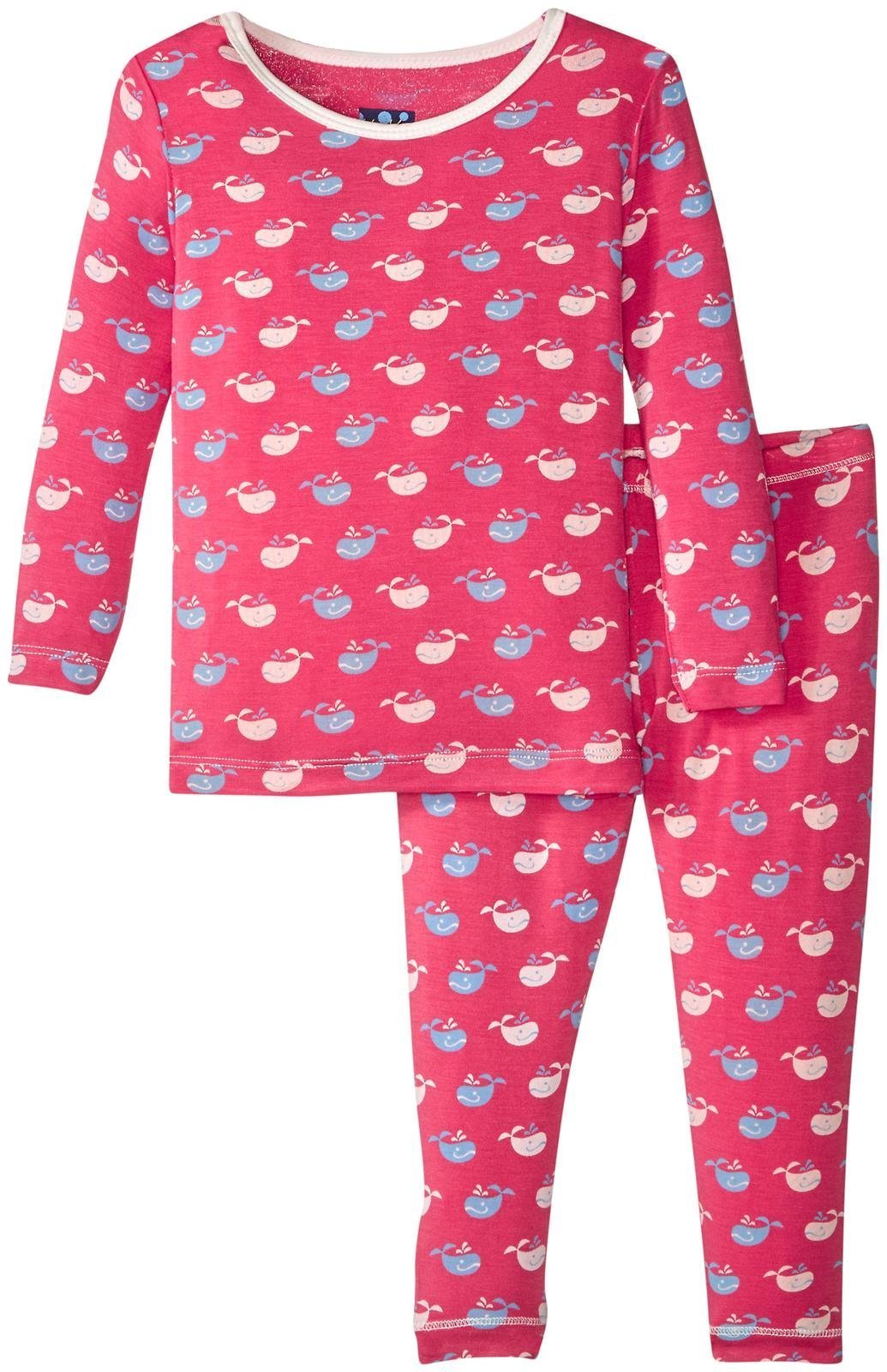 Kic Kee PantsBaby Girls' Print Long Sleeve Pajama Set Prd-kplp108-wrtw