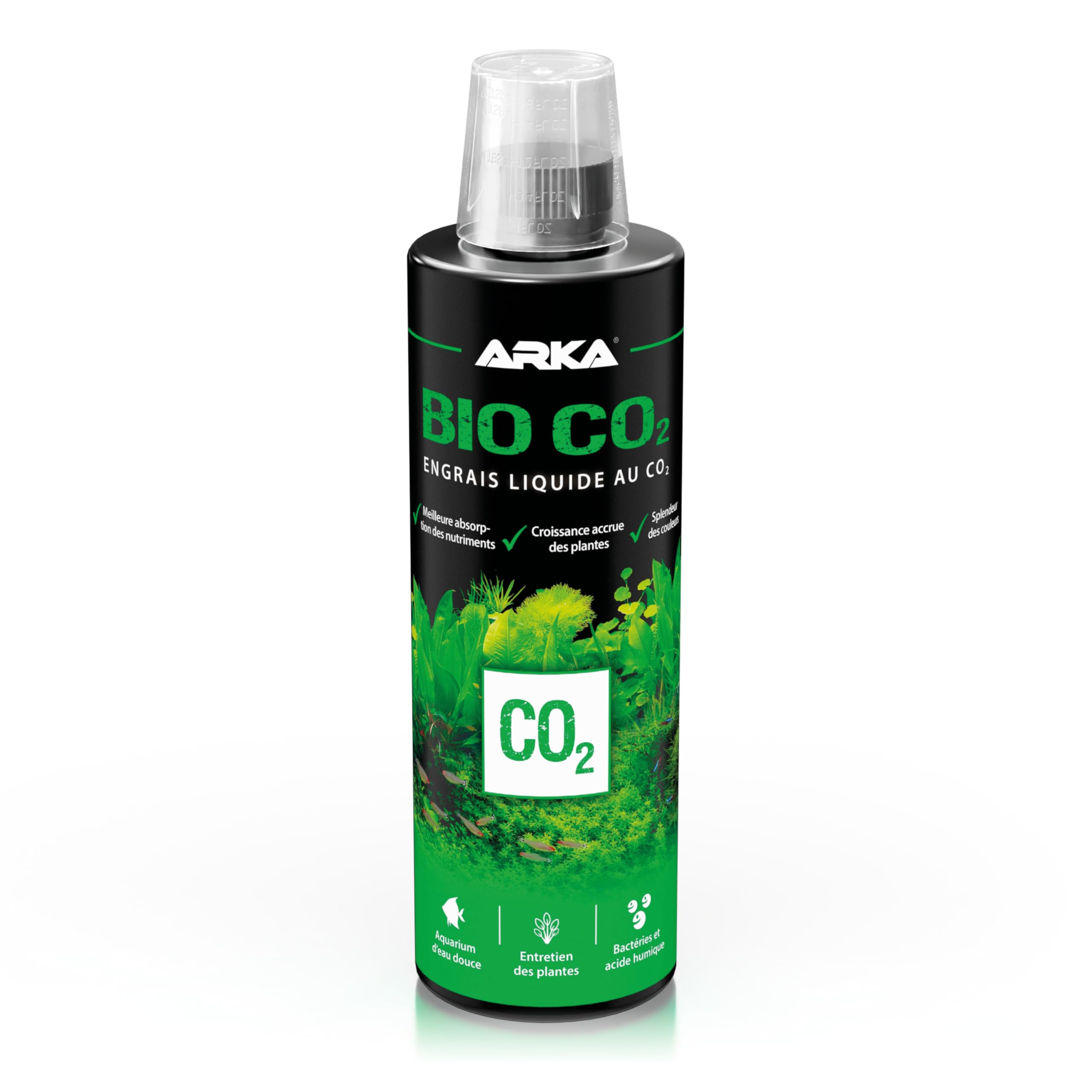 Microbe-Lift Bio Co2 - Engrais CO2 liquide pour Plantes d'aquarium, Engrais carbonique professionnel, 473 ML pourculture