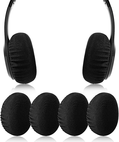 Protectores de tela flexible para auriculares con elástico y lavable para Beats Solo 32 inalámbricocon cable y otros auriculares con almohadillas de