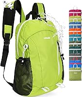 Vista 17 de Mochila de senderismo resistente al agua de 15L, mochila pequeña de viaje al aire libre, mochila ligera de día con bucles para herramientas