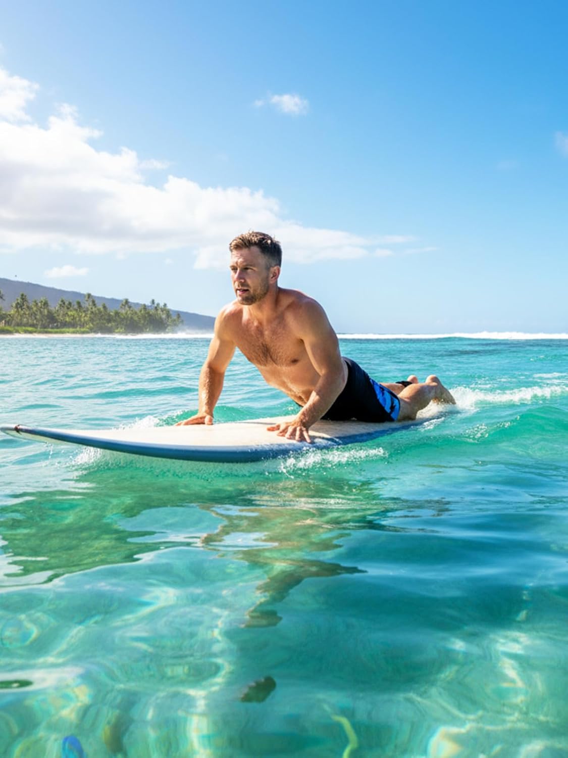 DEVOROPA Men's Swim Jammers Athletic Swimwear Racing Training Team Swimsuit Lap Competition Long Swimming Shorts Size 28-40 - Image 3