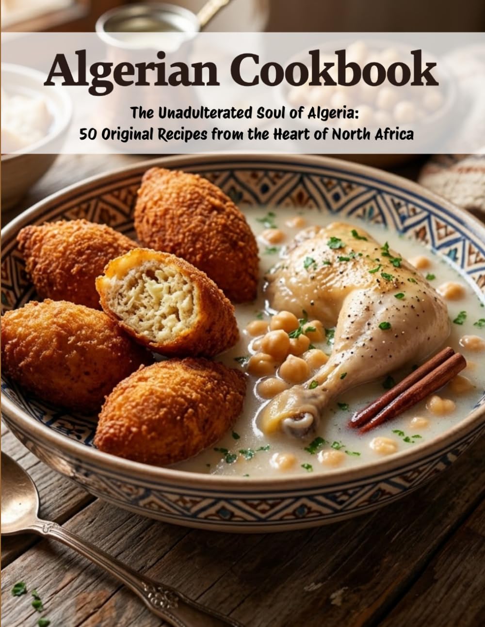 Algerian Cookbook: The Unadulterated Soul of Algeria: 50 Original Recipes From the Heart of North Africa