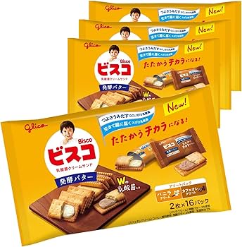 ビスコさま専用 Amazon.co.jp: ビスコ 大袋 発酵バター アソートパック bisco glico