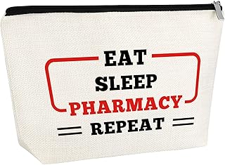 Pharmacy Technician Gift Pharmacist Gift Pharmacy Student Gift Makeup Bag for Women Nurse Pharmacist Appreciation Gift Pharmacy Graduation Gift for Pharmacy Student Nursing Pharmacist Retirement Gift