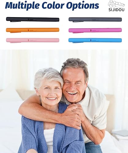 Miniatura 8 de Estuche portátil de insulina de viaje para jeringa precargada, soportes discretos para jeringas para diabetes, juego de 2 (negro, gris)