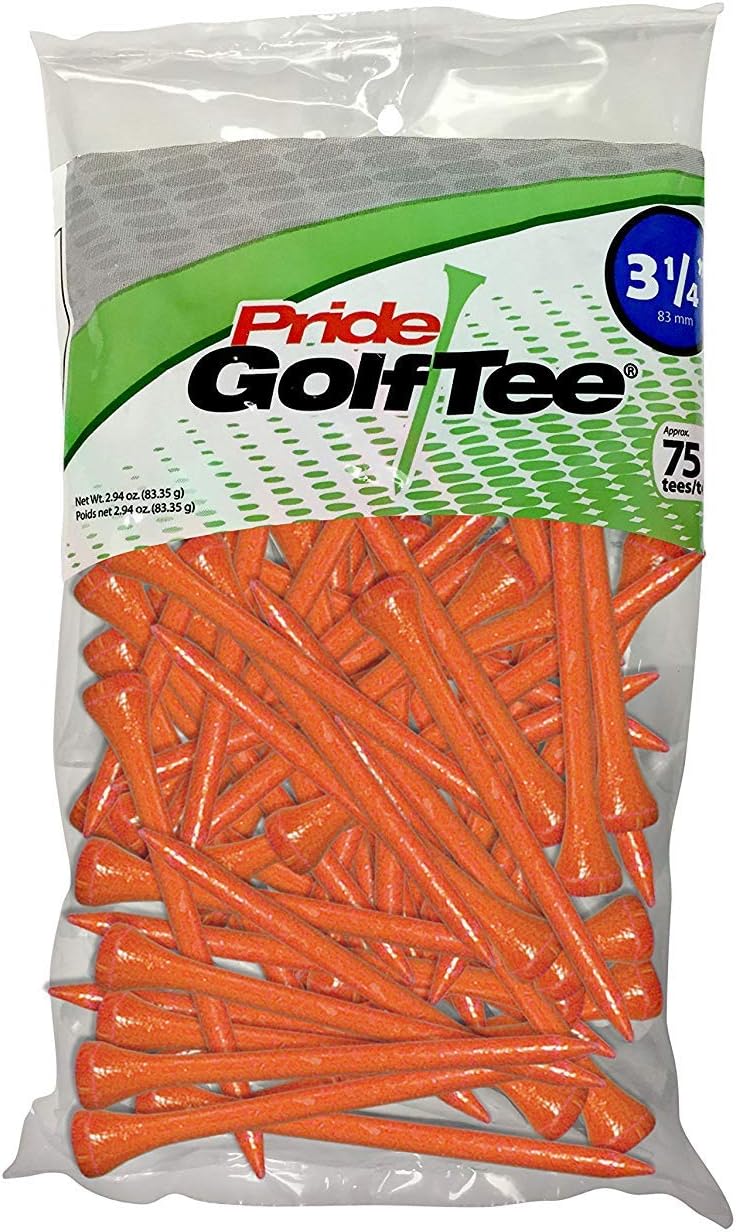 Pride Golf Tee3-1/4 inch Deluxe Tee - 50 Count