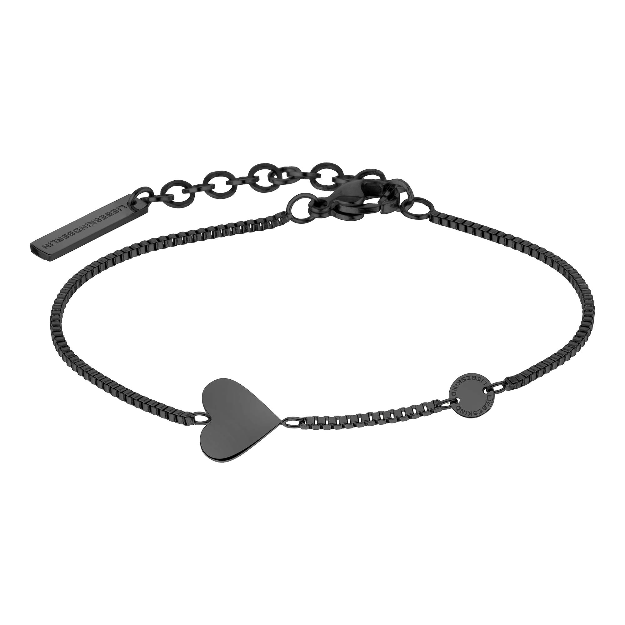 LIEBESKIND BERLIN Herz-Schmuck für Damen – Edelstahl Kette, Armband und Ohrringe mit liebevollem Herzanhänger – In verschiedenen Farben und Ausführungen – Romantische Geschenkidee