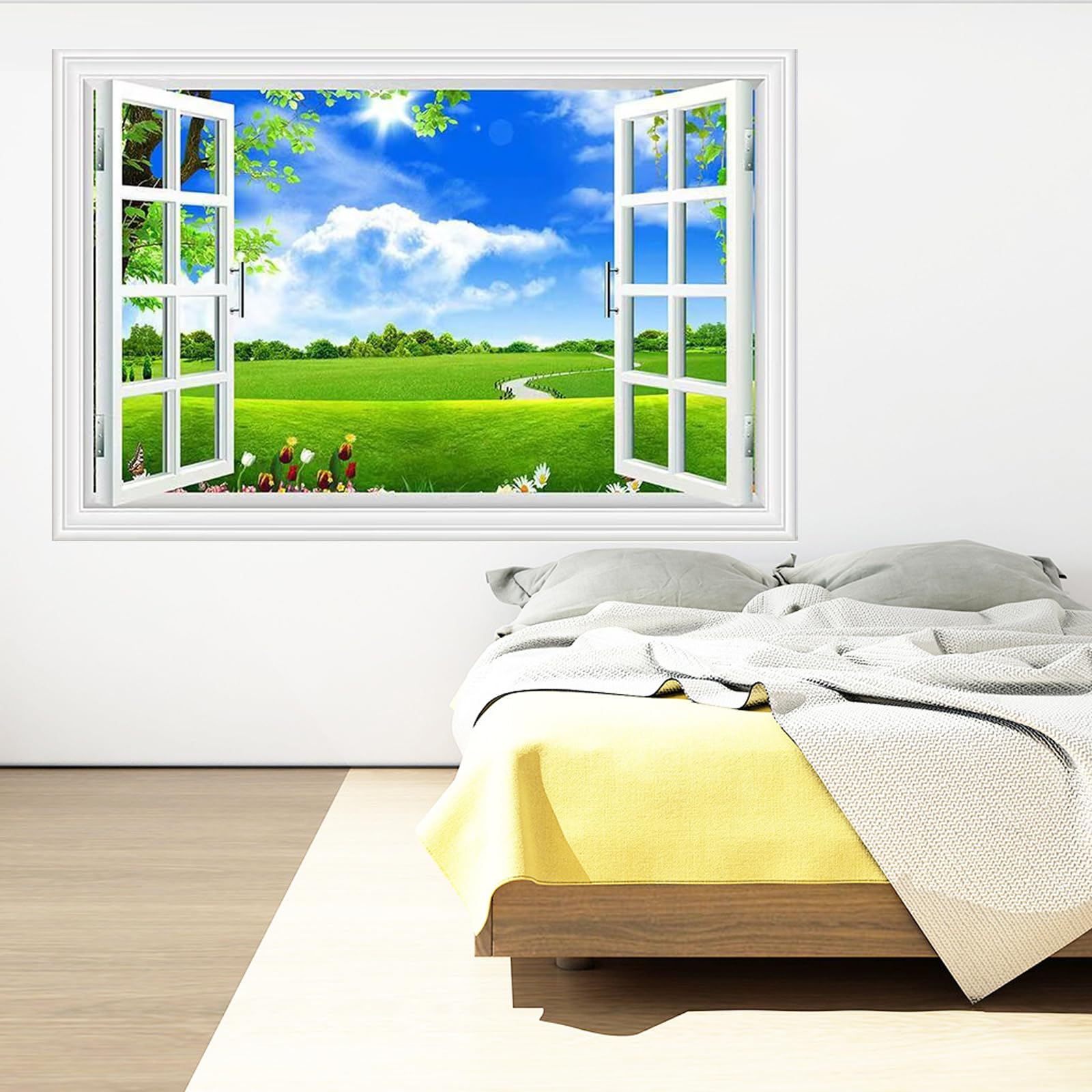 Amazon.co.jp: Mestiker 青い水と水 自然風景 カモメ 風景 ウォール