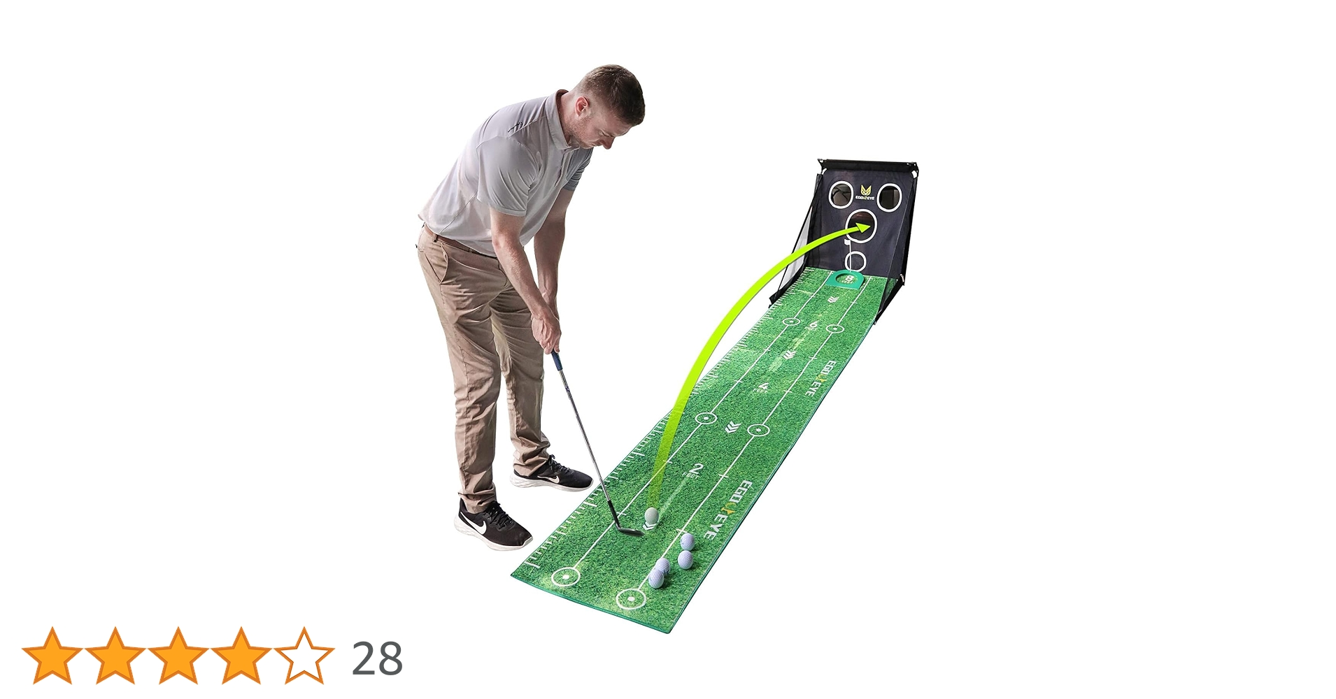 (未使用･未開封品)　Posma PG020AD ゴルフ練習セット パター練習器具，自動戻りPutting Cup，バッグ 6k88evb パター カップ 練習 電動 返球 オートリターン パター練習用