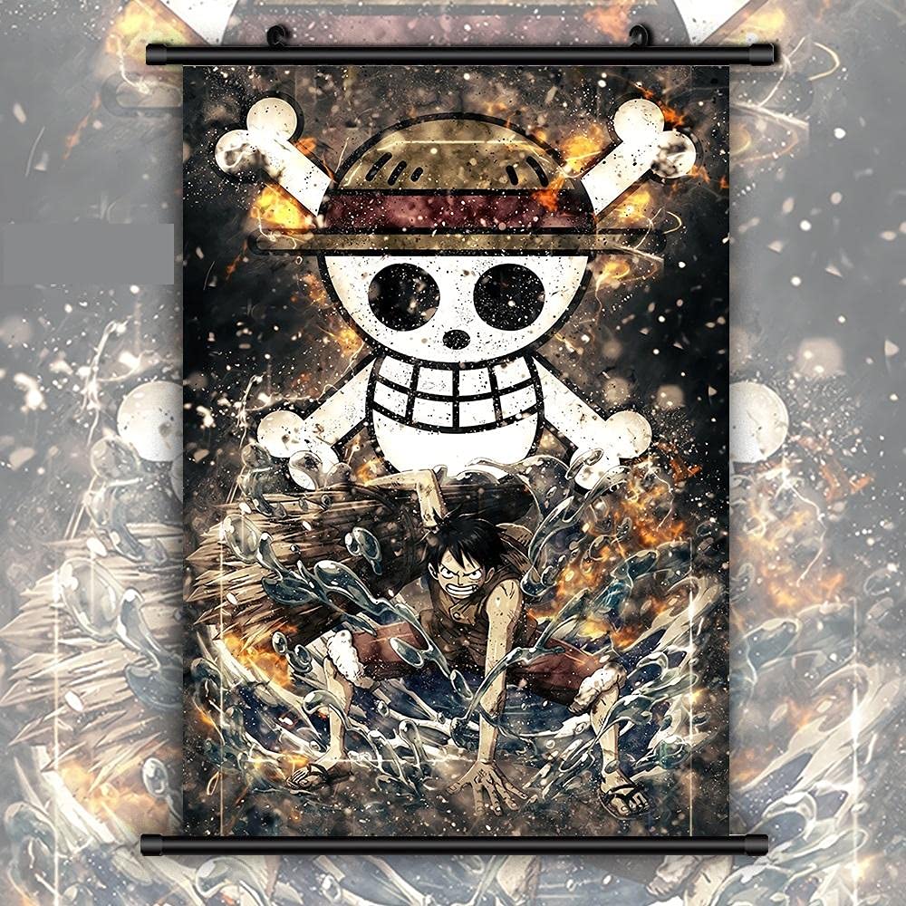 weqwe Poster décoratif sur toile One Piece pour salon, chambre à coucher 40 x 60 cm weqwe Poster décoratif sur toile One Piece pour salon, chambre à coucher 40 x 60 cm