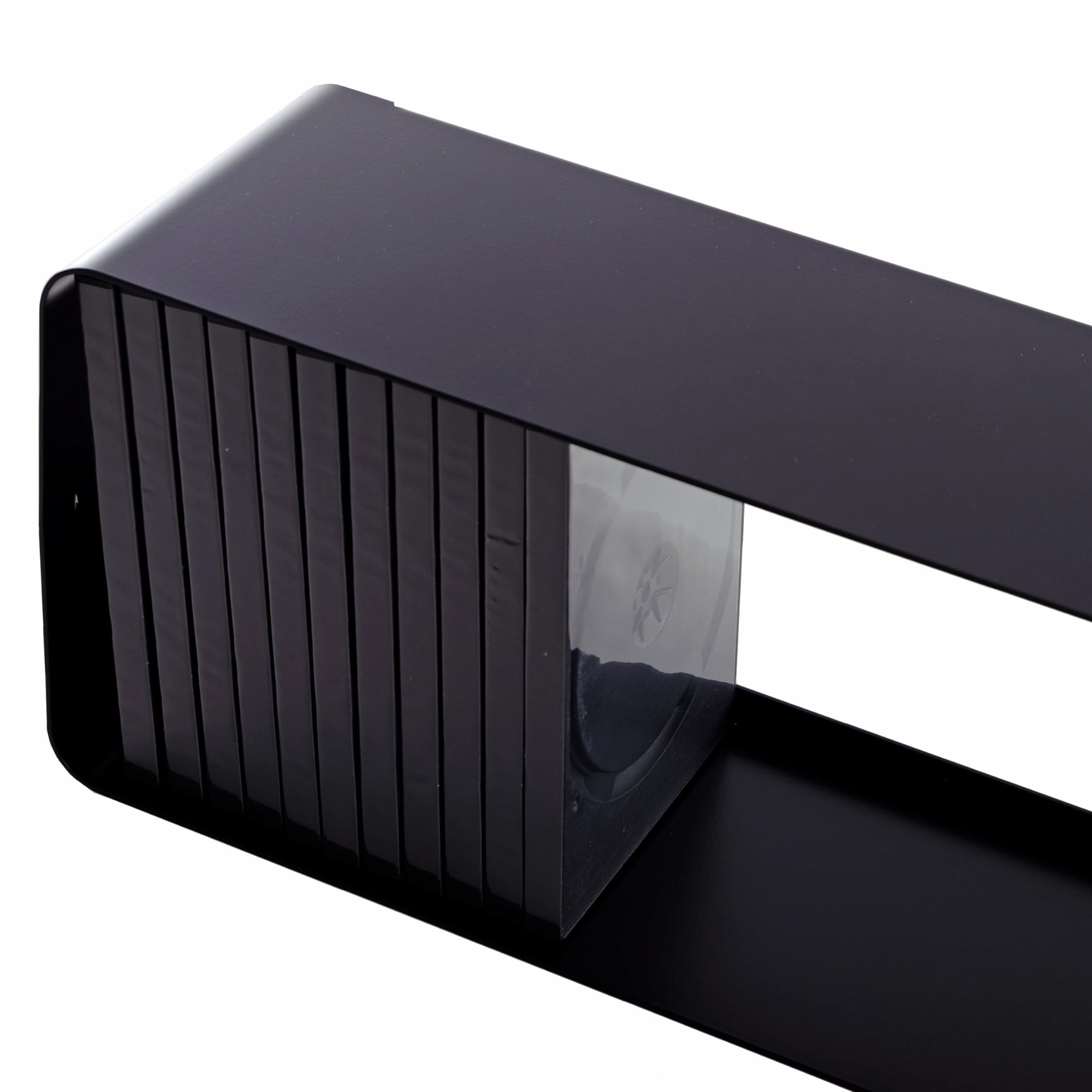 XXL DVD & BLU-RAY mensola cubo design lounge di design Delights Retro Rack da parete in metallo nero