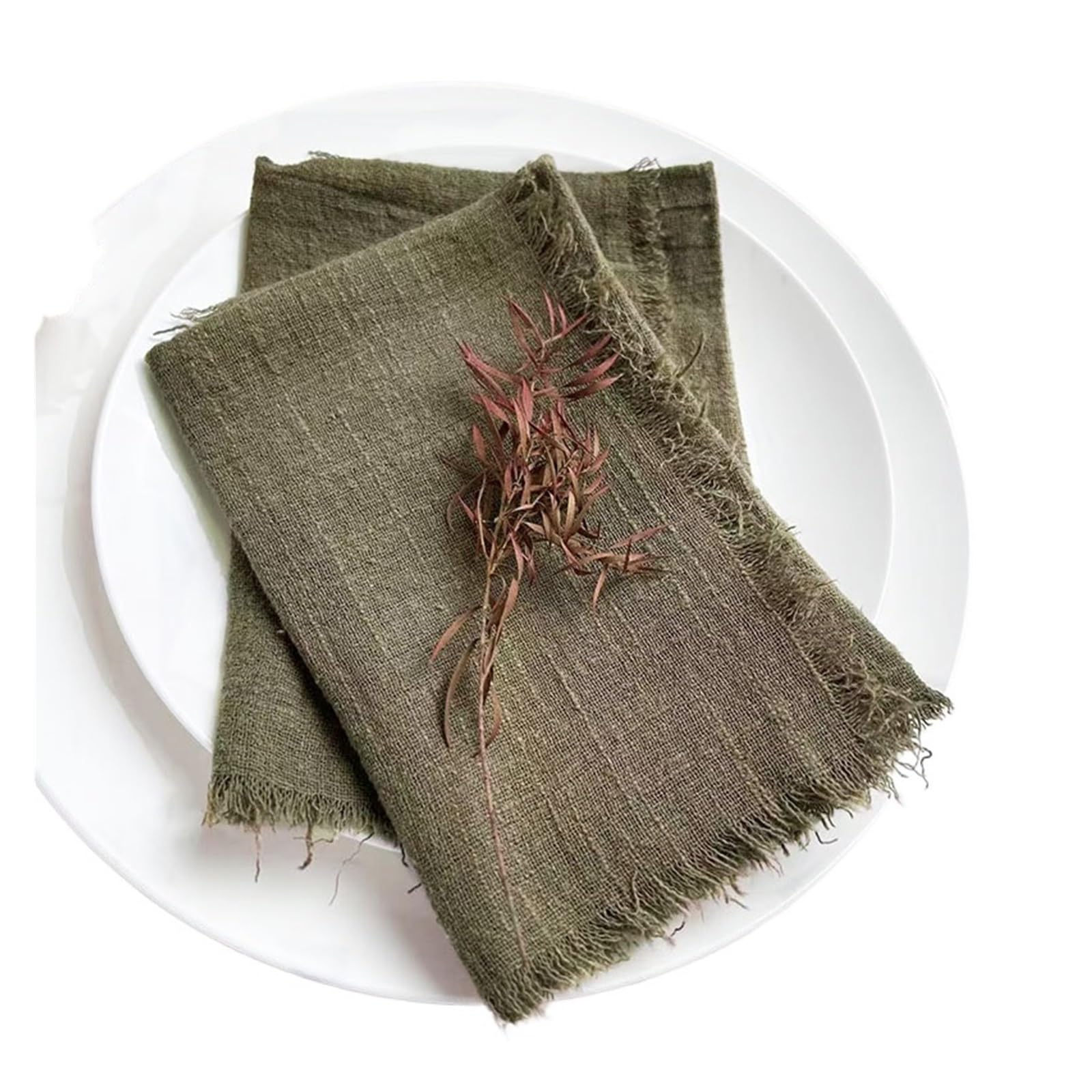 Cotton Gauze Napkins Retro Rustic 32x32cm 6PCS for table