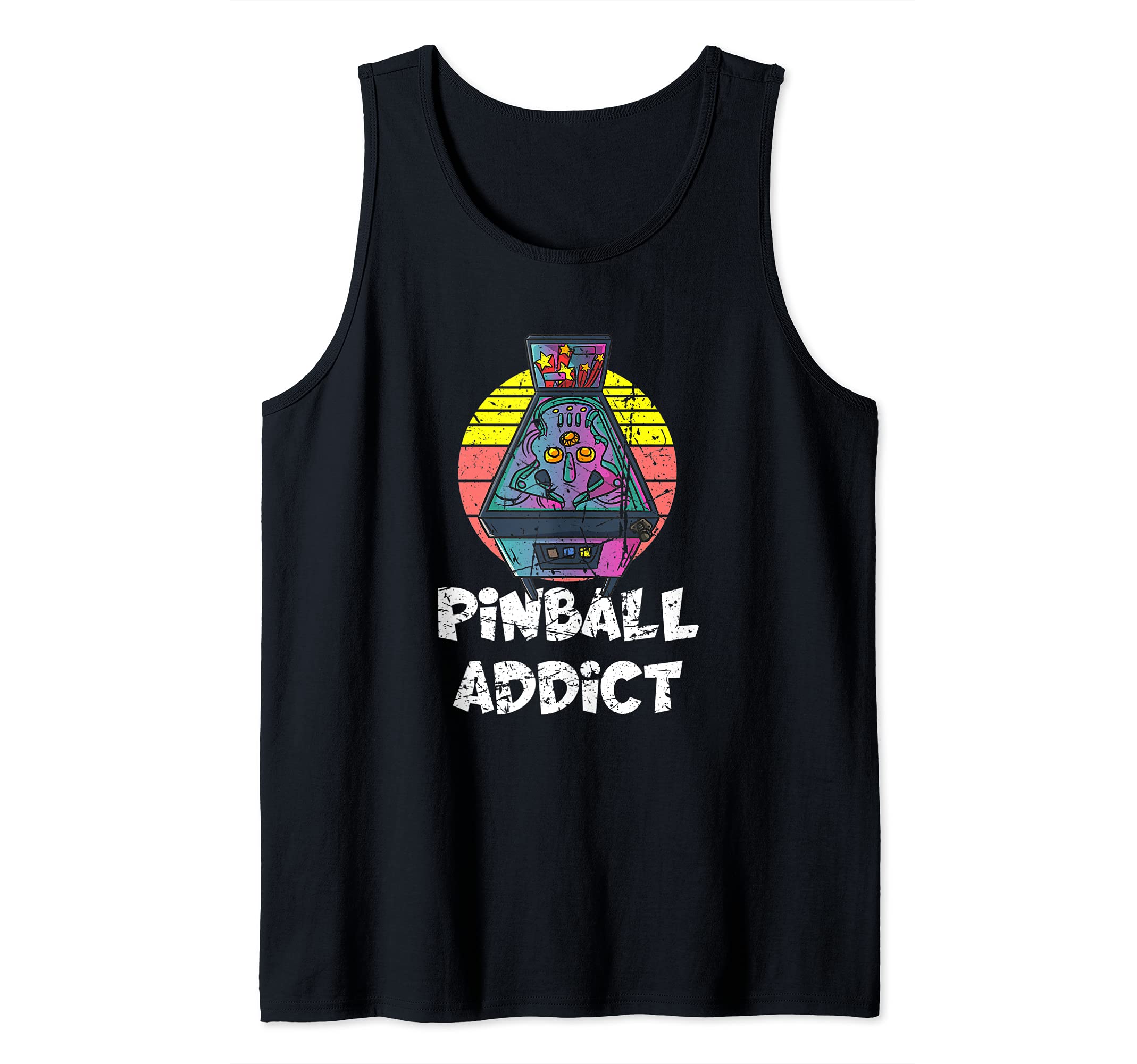 Retro Vintage Arcade Gift - Men or Women Pinball Tank Top