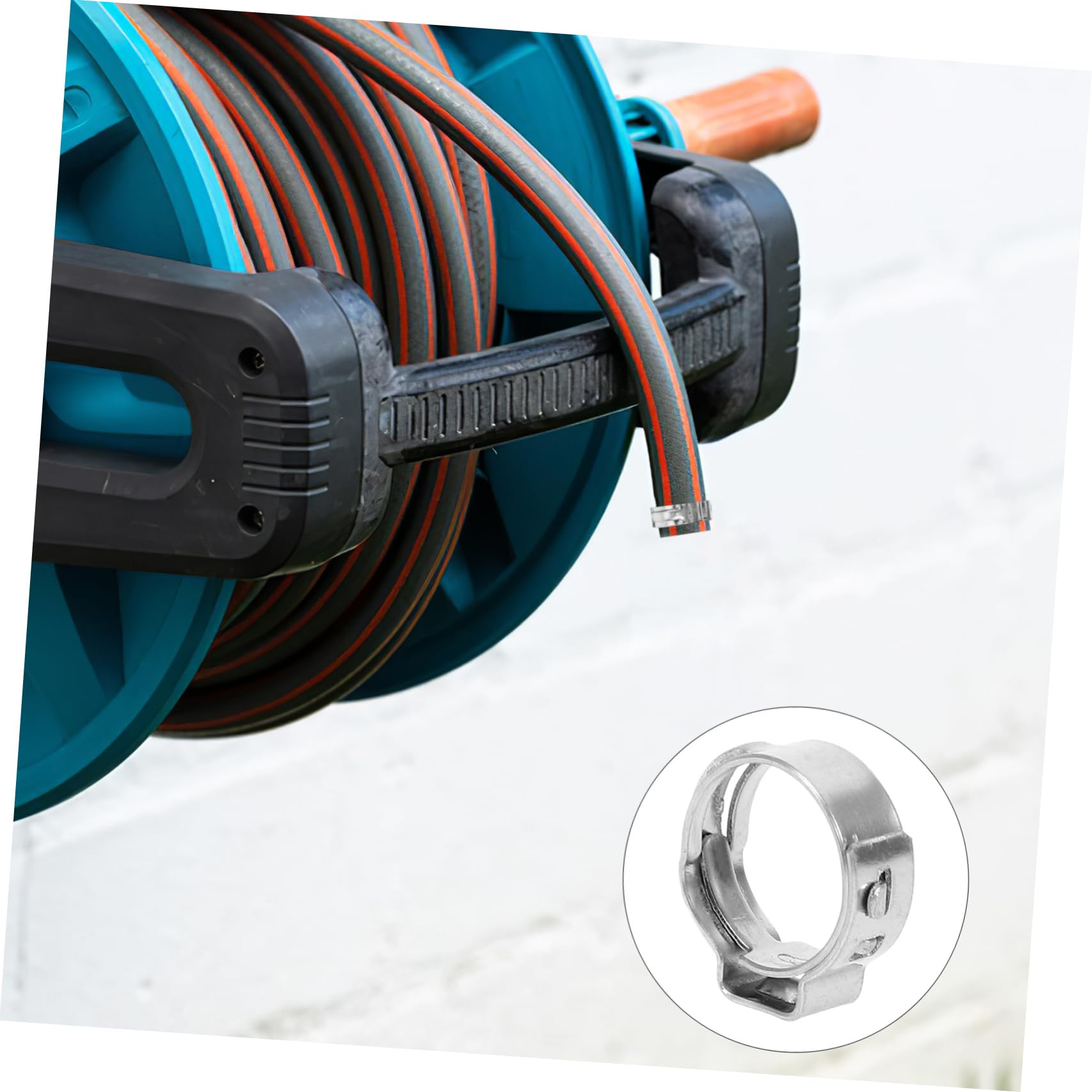 CIYODO 50pcs 5/8 Inch Pex Clamps Stainless Steel Pipe Fastener Clamps for Pex Fittings Tubing