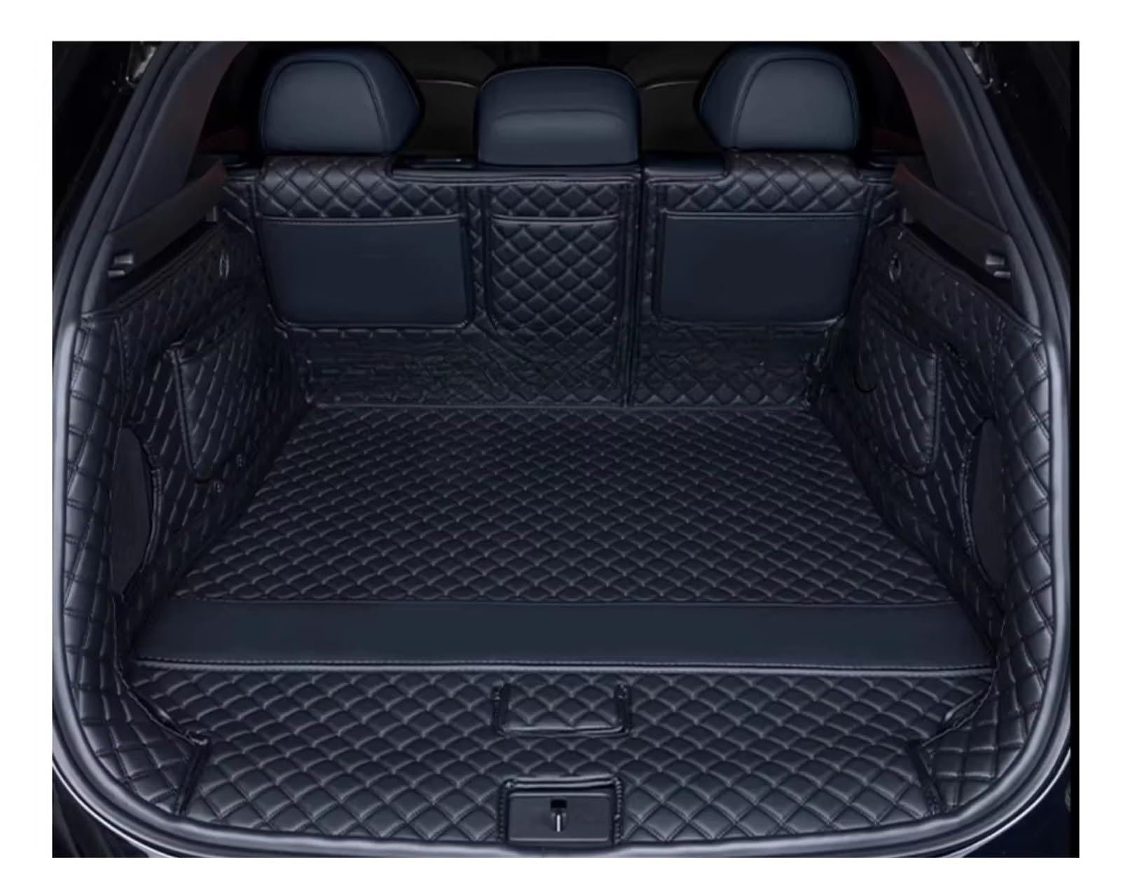 Rynvrncoe 4 For Deepal S07 2023-202 Car Full Surrounded Cargo Rear Trunk Liner Mats(4)
