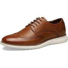 Jousen Mens Dress Shoes Brogue Formal Lace Up Oxfords Shoes