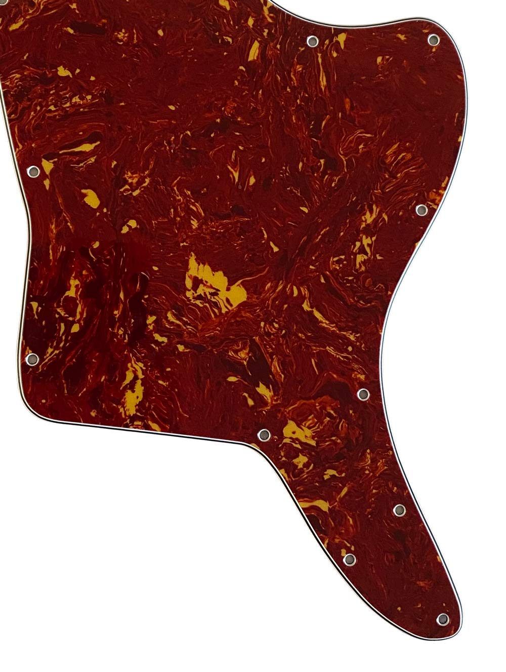 For US Jazzmaster Blank Guitar Pickguard Scratch Plate (4 Ply Red Tortoise)