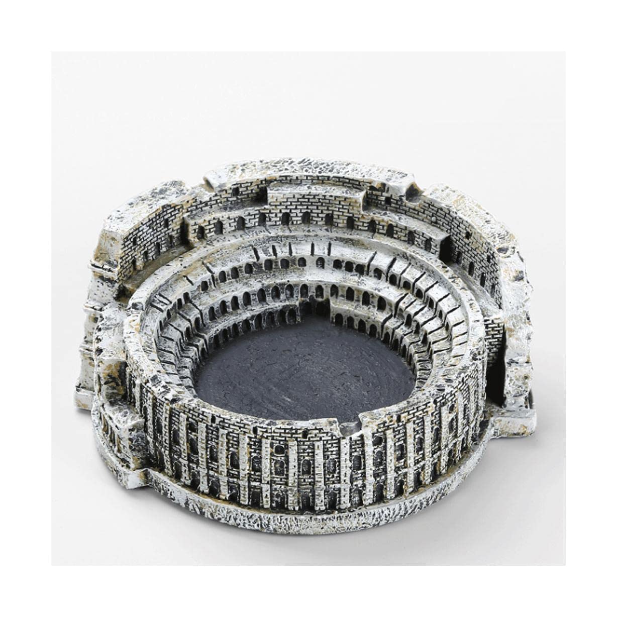 ashtray， Beautifully Resin Ashtray Creative Desktop Multi-functional Ash Holder For Home Office Portable(Building Style)