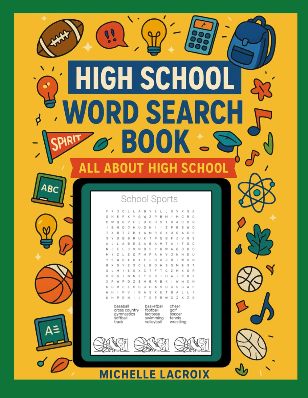 High School Word Search Book: All About High School