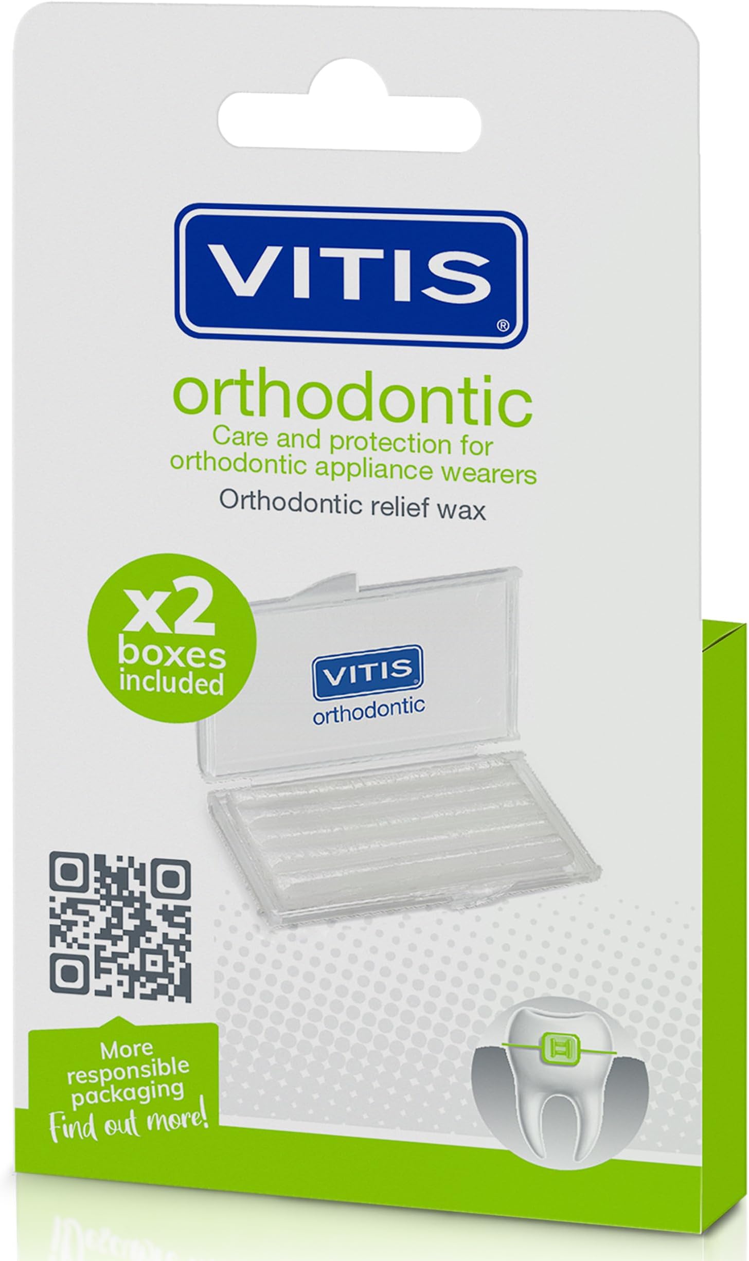 Dentaid Vitis Orthodontic Wax Strips, 1 x 10 Pieces