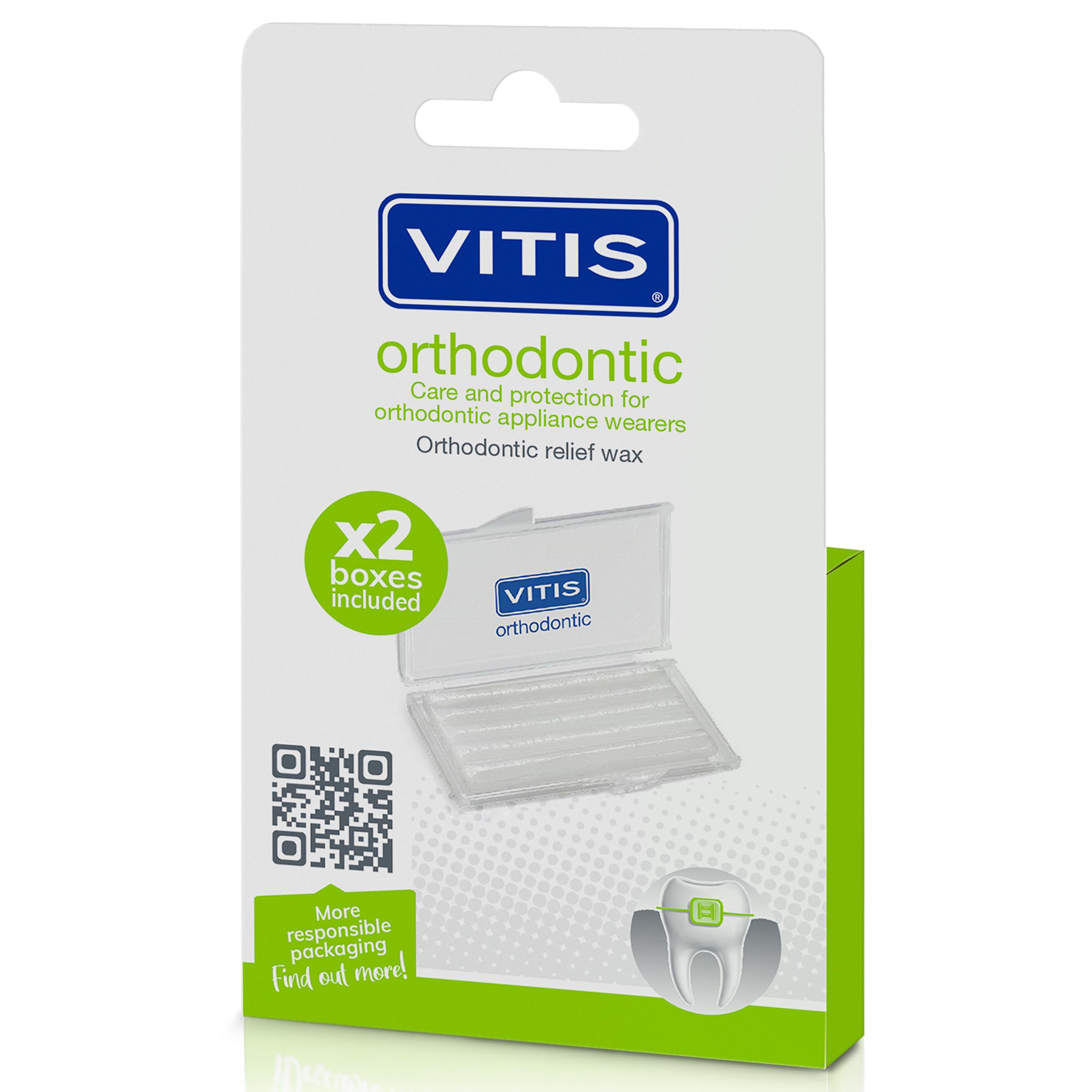 Dentaid Vitis Orthodontic Wax Strips, 1 x 10 Pieces