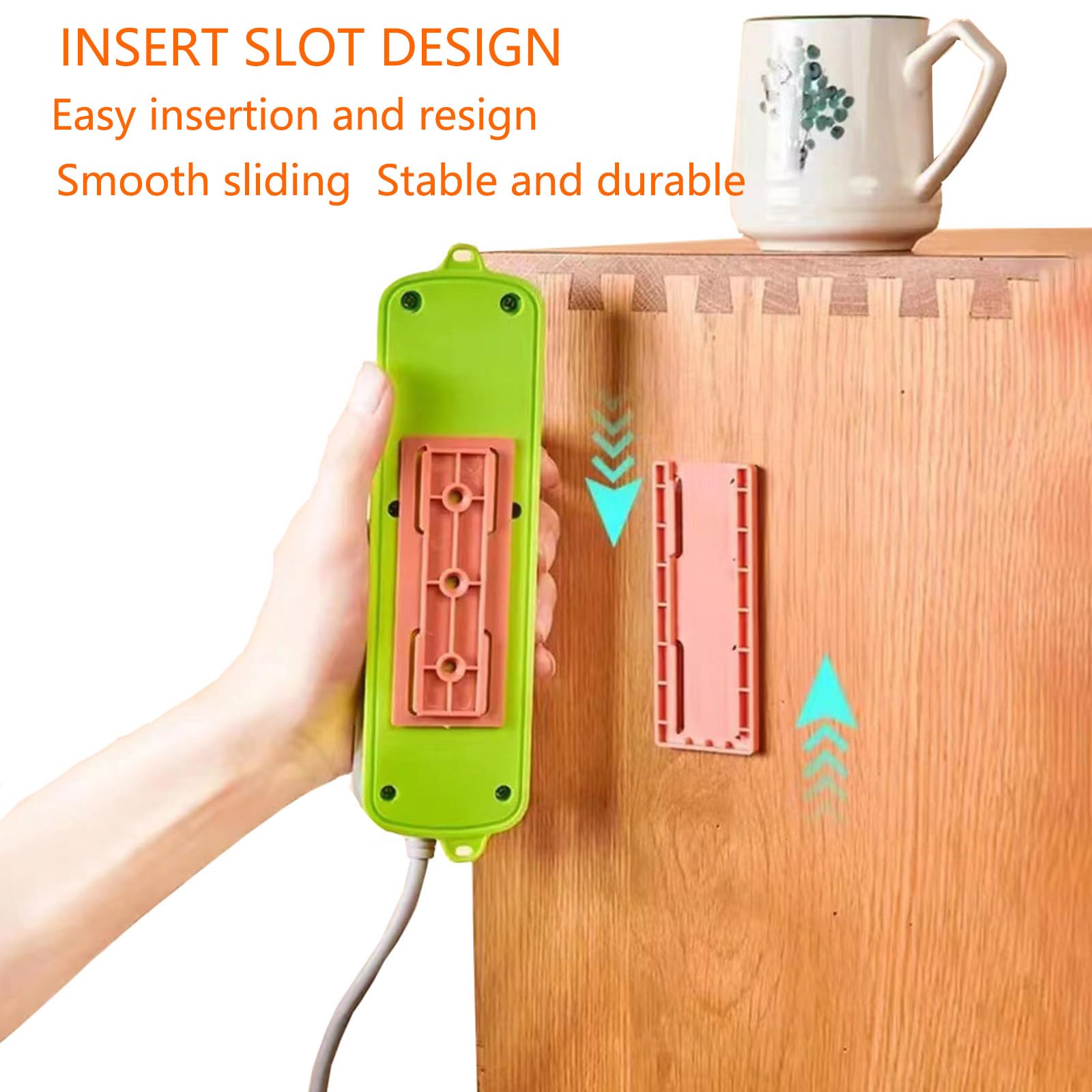 16 Pièces Fixateur De Multiprise, Support De Douille Adhesif, Support Mural Multiprise, Support