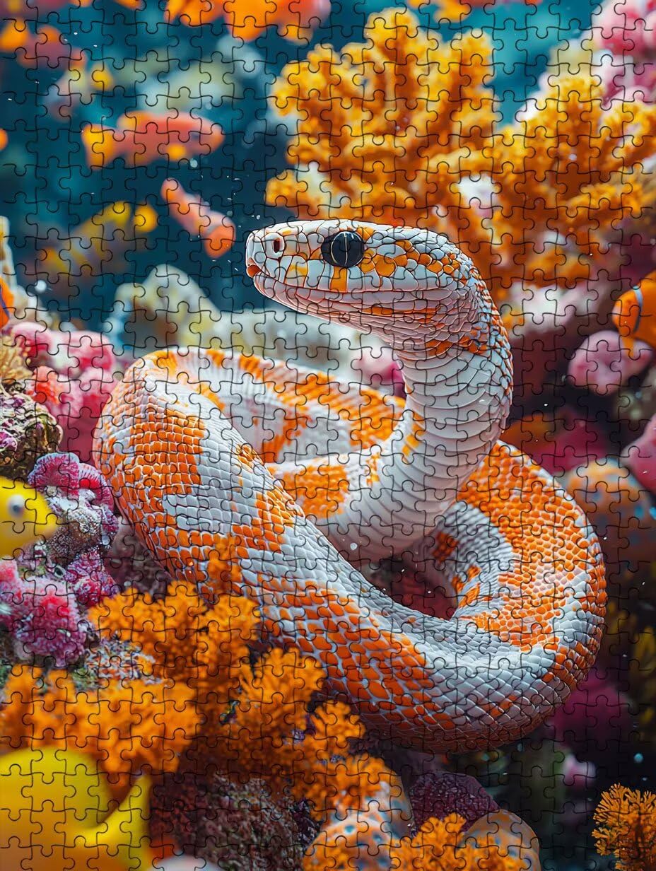 Puzzle 2000 Pezzi Animali Sottomarini 3D Puzzle per Adulti Impegnativo, Educa Puzzles Artistico, Divertente E Stimolante Puzzles Decorativo per La Famiglia, Regalo e Decorazione Pareti BXHZW6-290