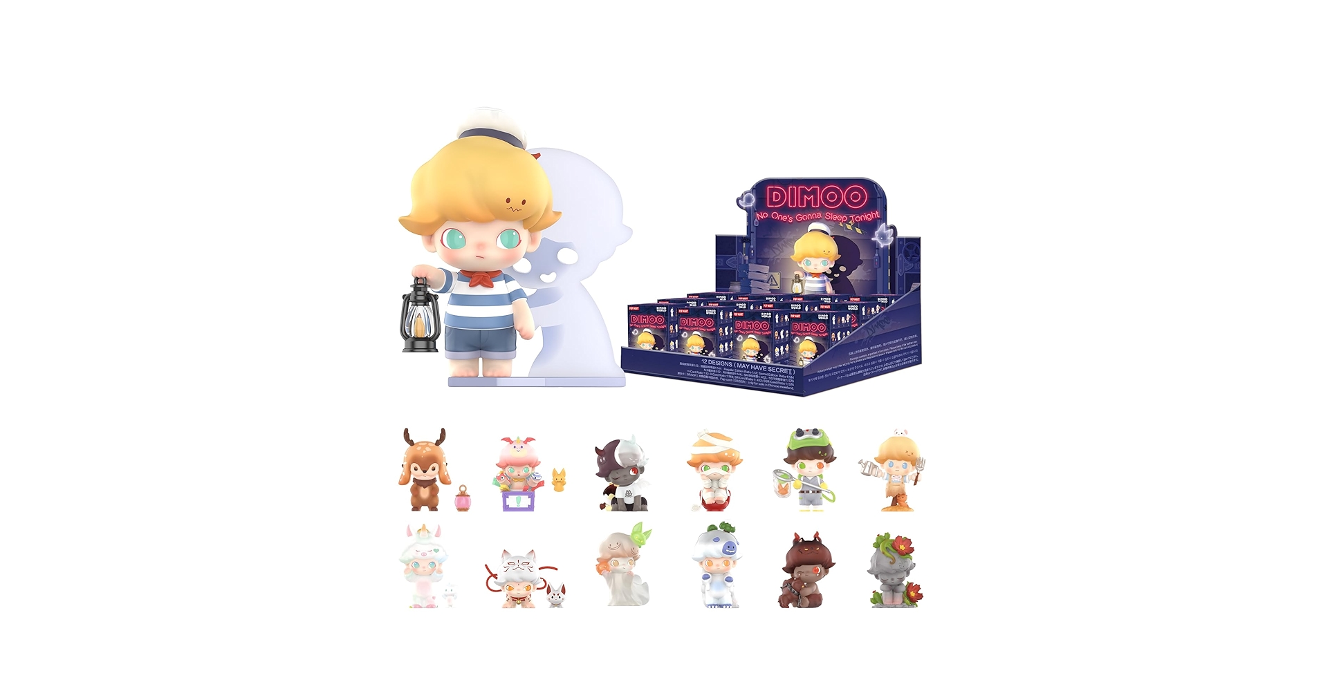 DIMOO body コレクションフィギュアセット Amazon | POP MART DIMOO No One's Gonna Sleep Tonight