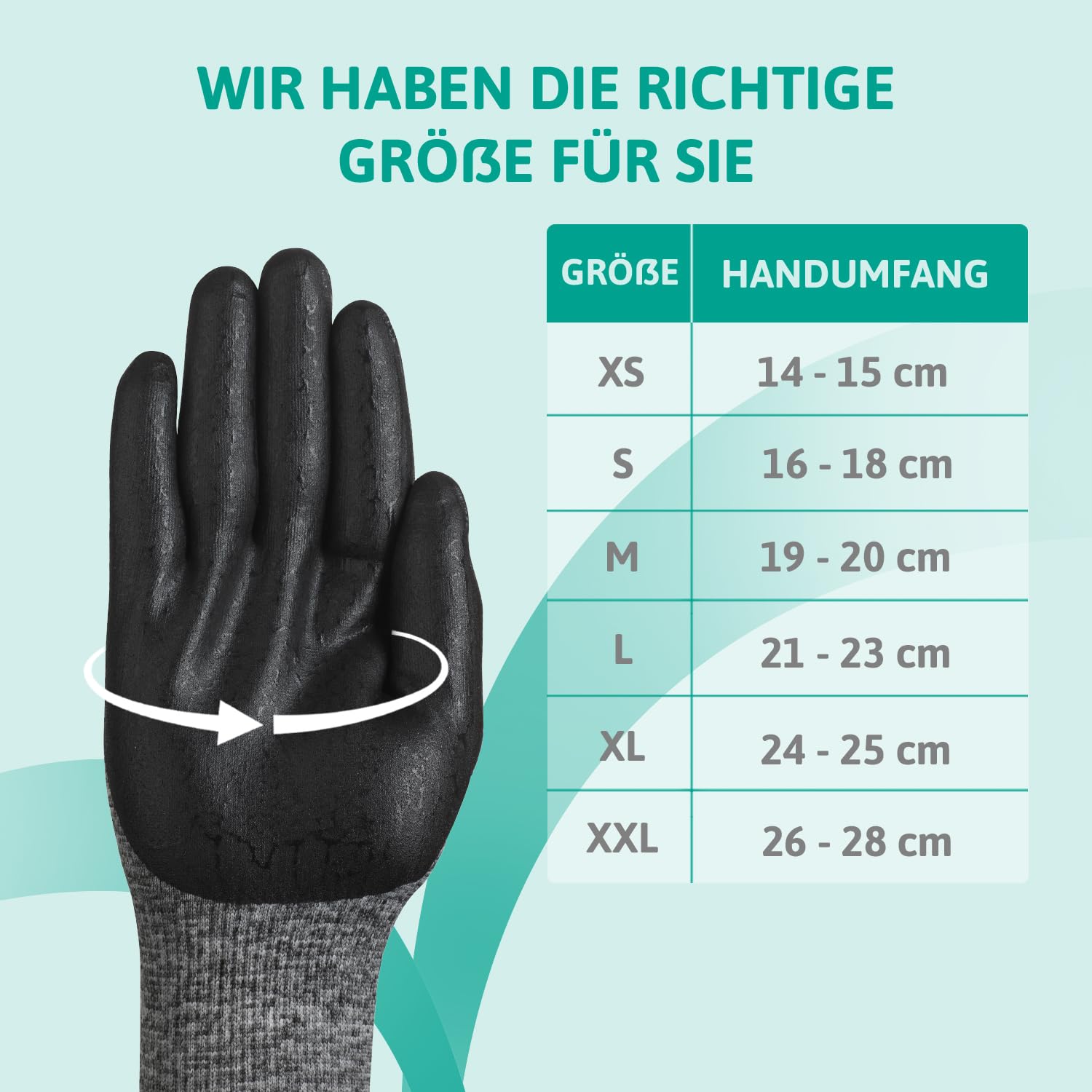 Ansell HyFlex 11-801 Professionelle Arbeitshandschuhe, Rutschfeste Nitril-Beschichtung, Industrie-Schutzhandschuhe für Mechanik, Werkstatt und Montage, Waschbare, Schwarz, Größe L (12 Paar)