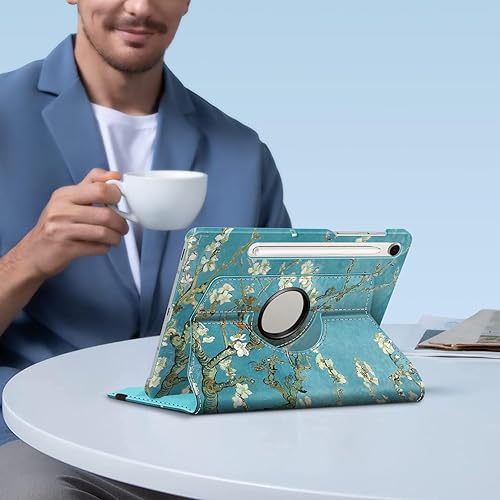 Vista 32 de Fintie Funda giratoria para Samsung Galaxy Tab S10 Lite/S10 FE/ S9 FE 5G 10.9 pulgadas/Tab S9 11 pulgadas con soporte para bolígrafo S, cubierta