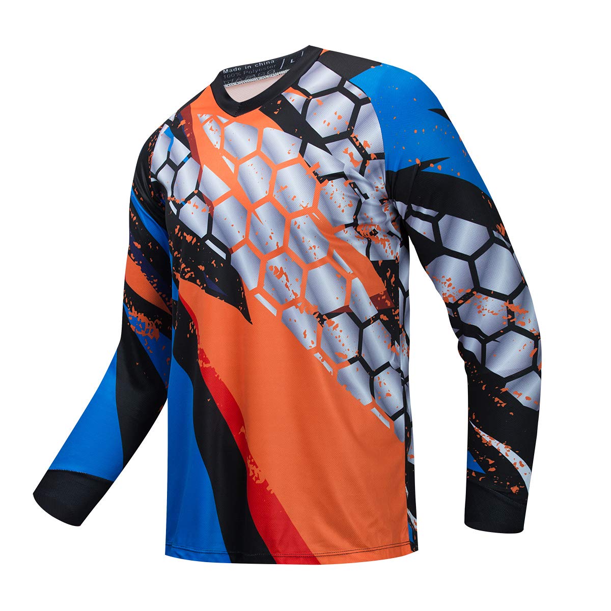 PSPORT Herren Mode Radtrikot Sommer Fahrrad Sportbekleidung MTB Trikot Tolle Geschenke Langarm Mountainbike Kleidung