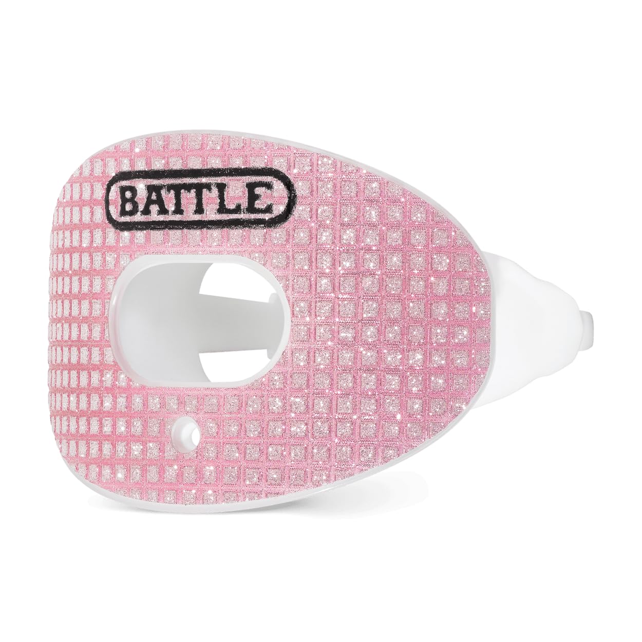 Battle Sportowy diamentowy ochraniacz na zęby 3D (różowy)