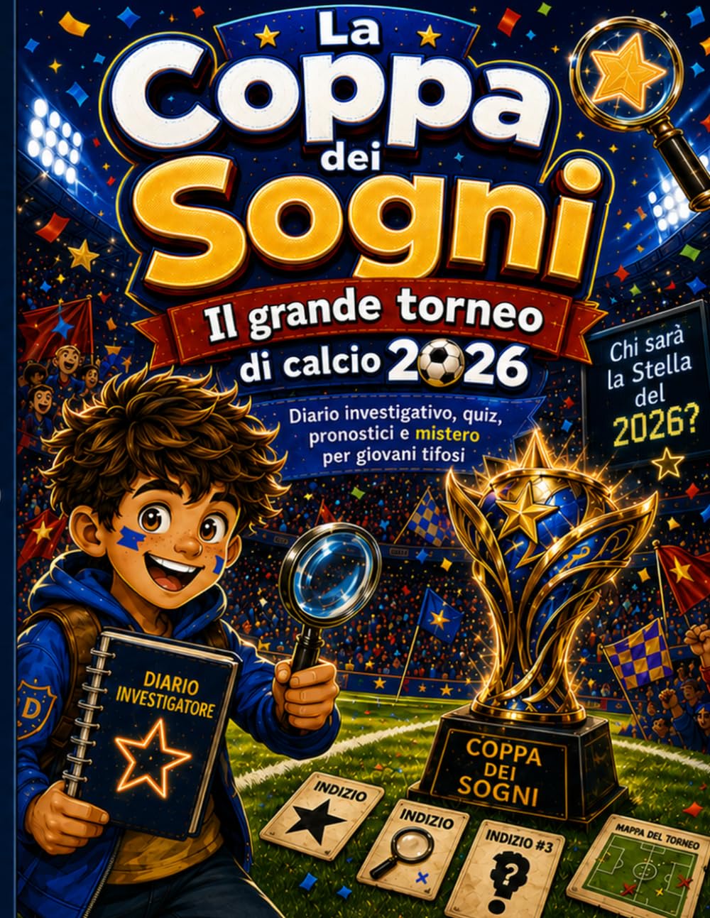 La Coppa dei Sogni: Il grande torneo di calcio 2026 — Diario investigativo, quiz, pronostici e mistero per giovani tifosi