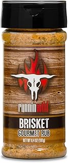 Gourmet Brisket Seasoning | Brisket Rub for Smoker or Grill | No Artificial Flavors | No MSG added | Runnin’ Wild Foods, 6.4 ounces