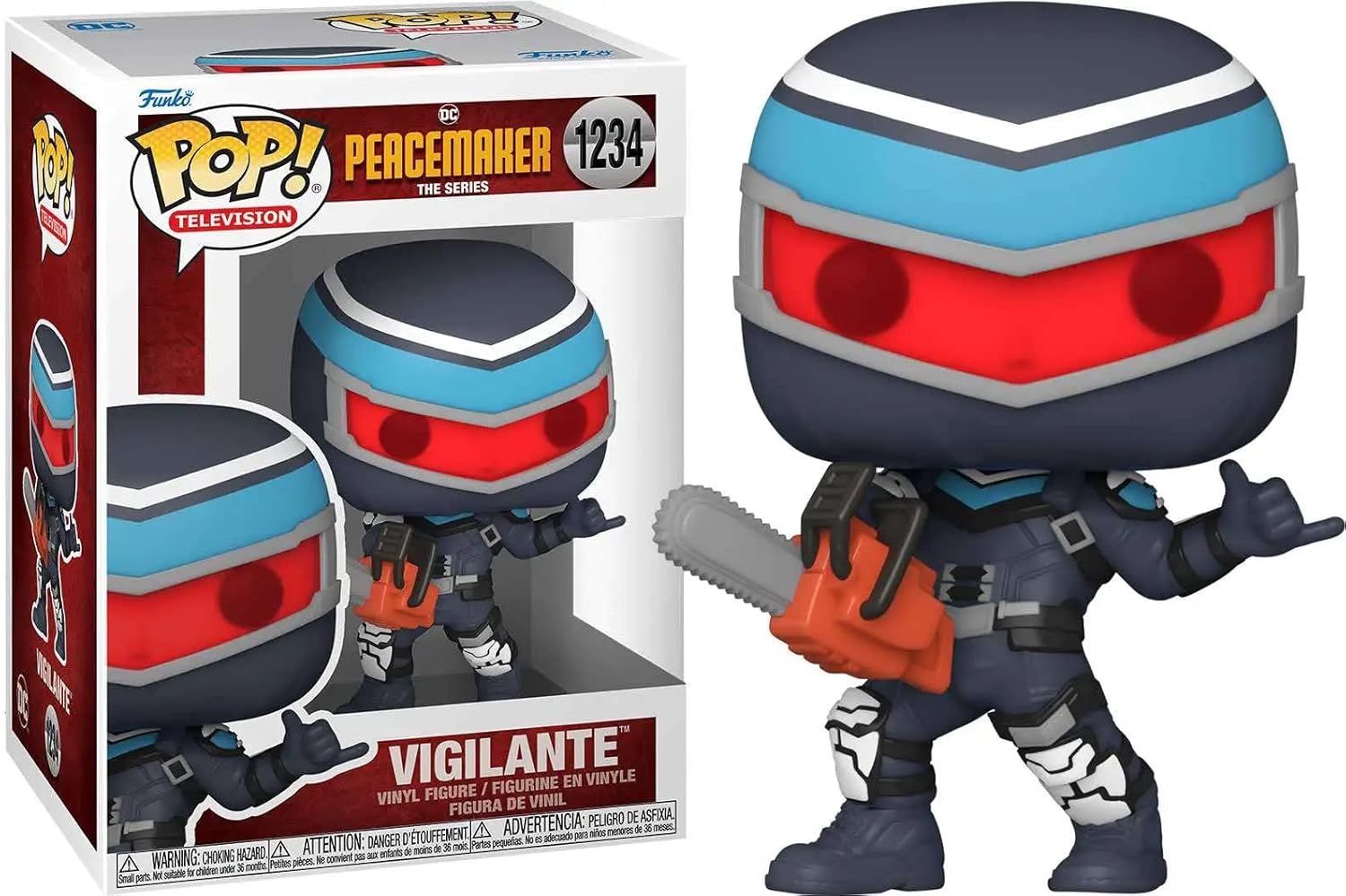 POP Peacemaker - Vigilante Funko Vinyl Figure (Bundled with Compatible Box Protector Case), Multicolored, 3.75 inches