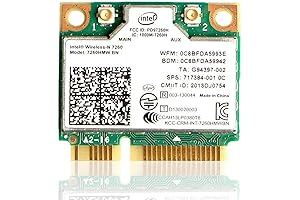 Intel Dual Band Wireless- MQUPIN Intel 7260.HMW Dual Band Wireless Card- Intel...