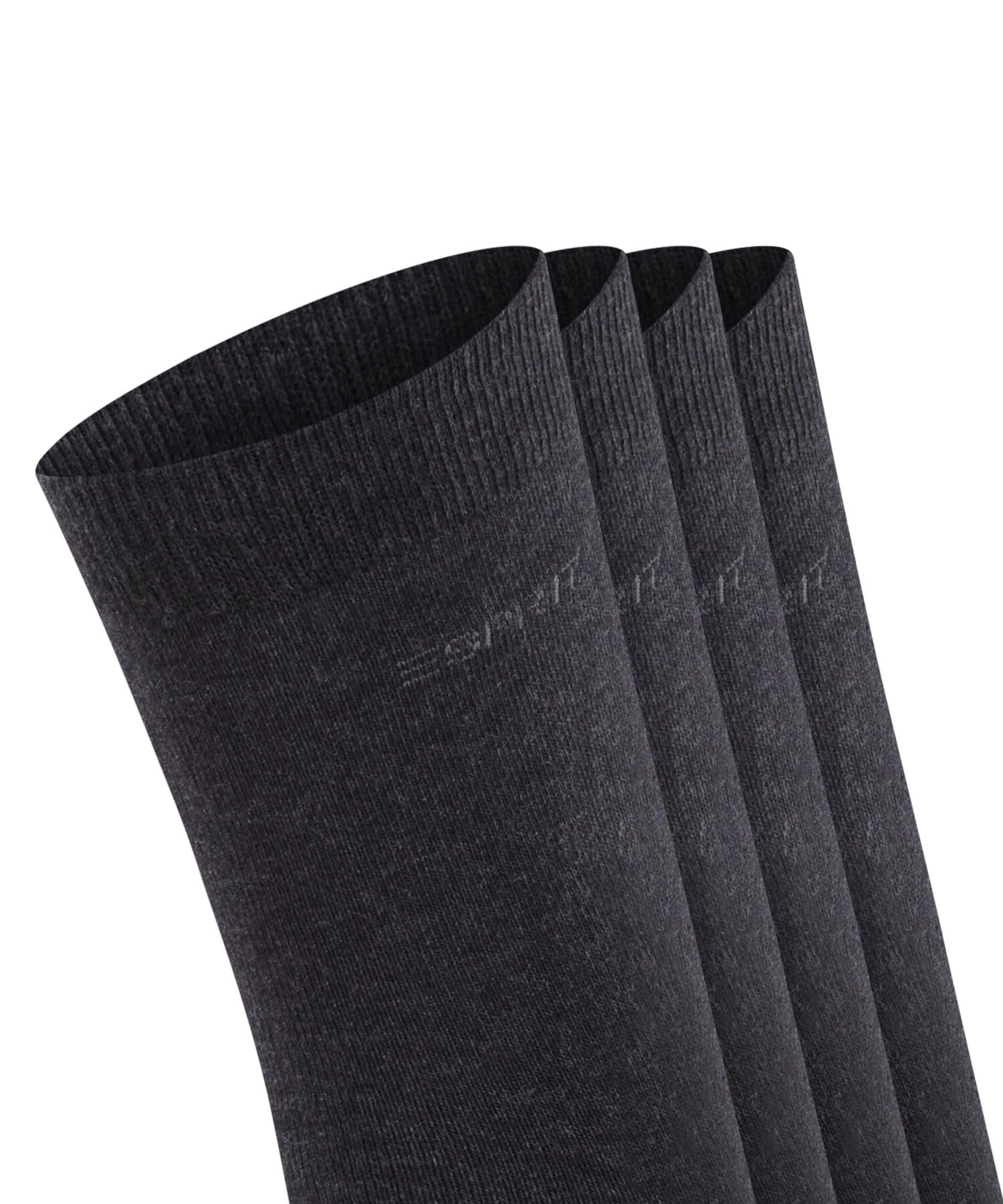 ESPRIT Kobiety Skarpety Solid W So bawełna jednokolorowe multipak, Szary Anthracite Melange 3080, 36-41
