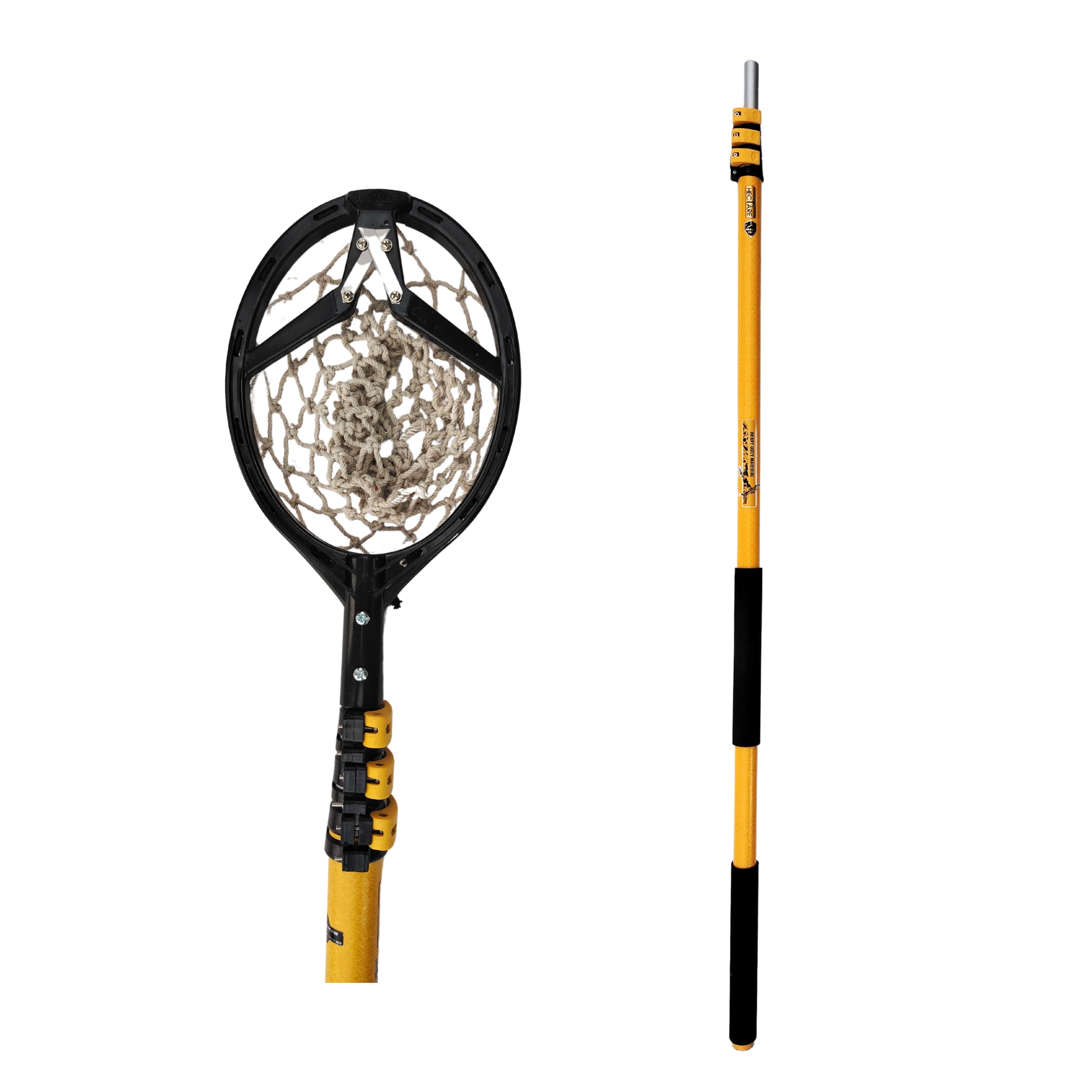 Hectare 18 Ft Telescopic Fruit Picker Pole | Lightweight Mango Picker Tool with Shockproof Handle | Fruit Harvester for Home & Farm