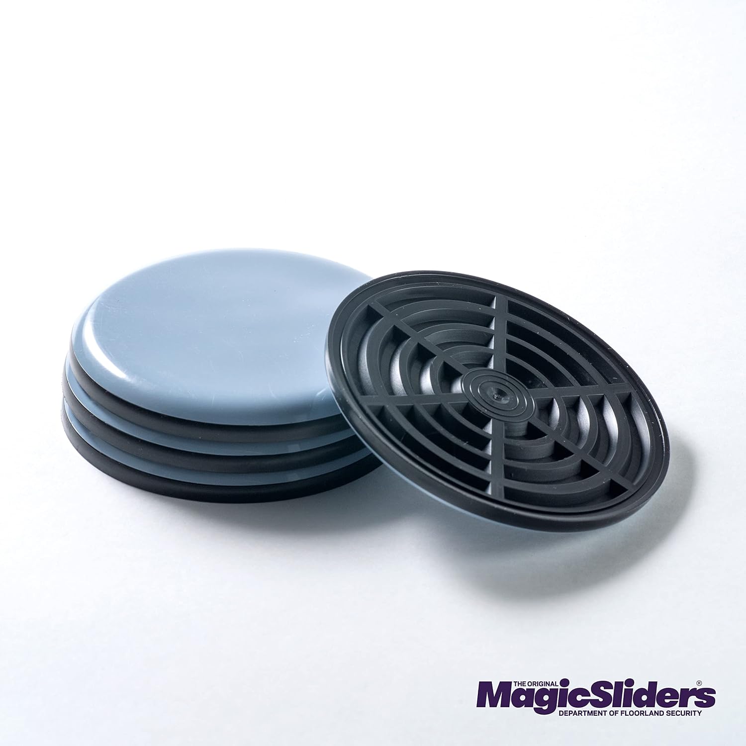 Magic Sliders 4100 Series 4PK 4" RND Sliding Disc, 1, Blue