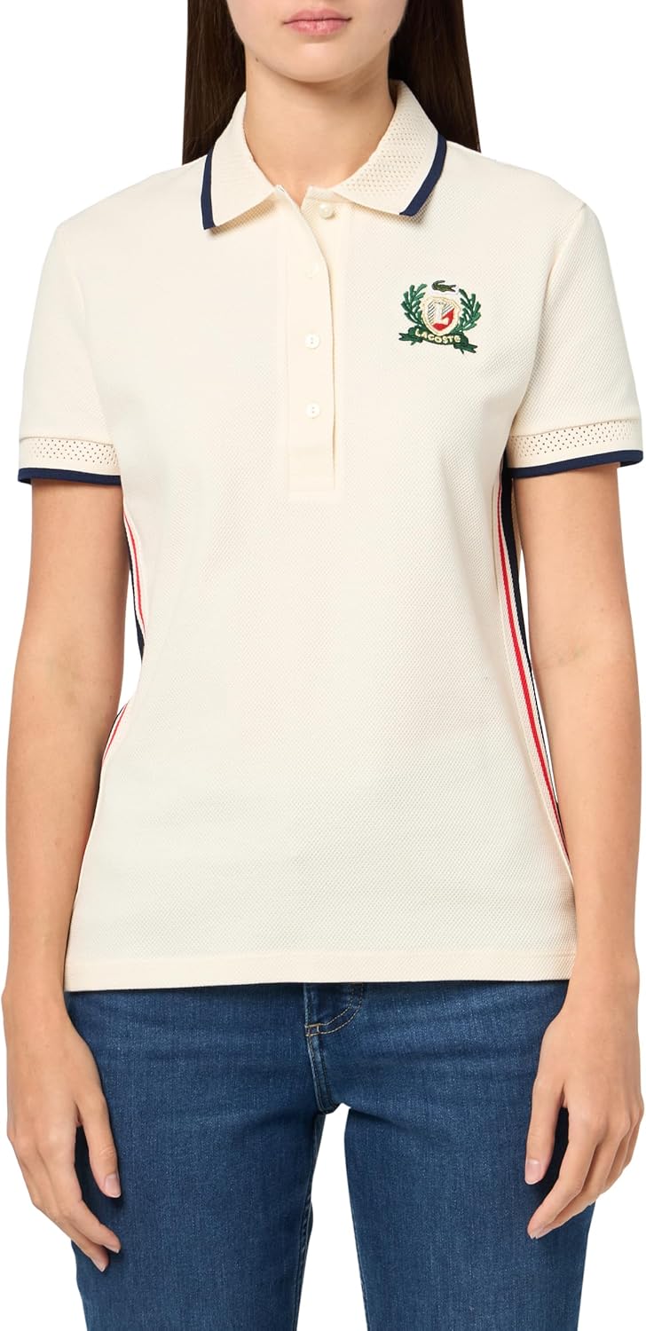 Lacoste Womens Made in France Slim Fit Polo Shirt