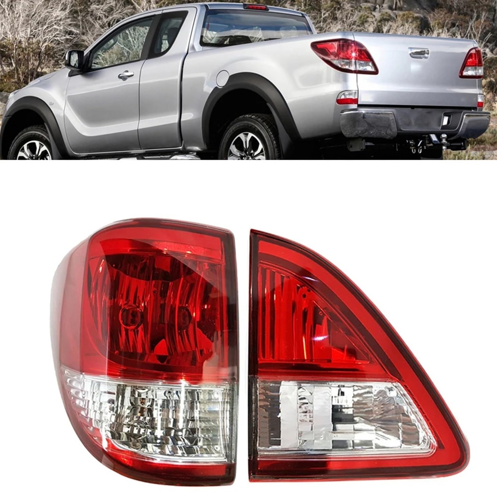 Feu Clignotant Rétroviseur Pour Mazda BT50 2012-2015 - Boîtier ABS, Référence AB39 13A356 AA, Paire De 2