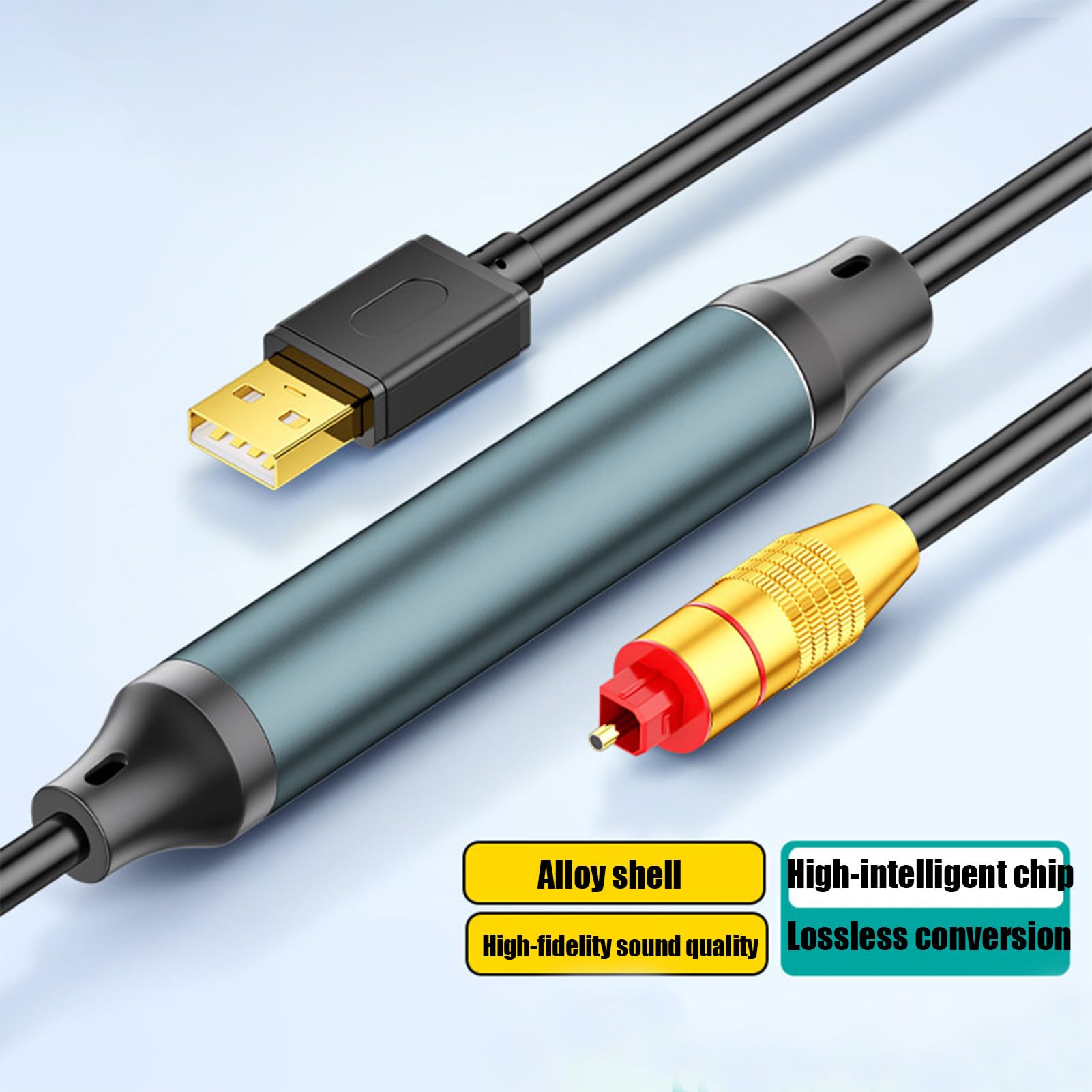 Trasmettitore USB Ottico Convertitore Ottico Portatile Per Uscita Audio