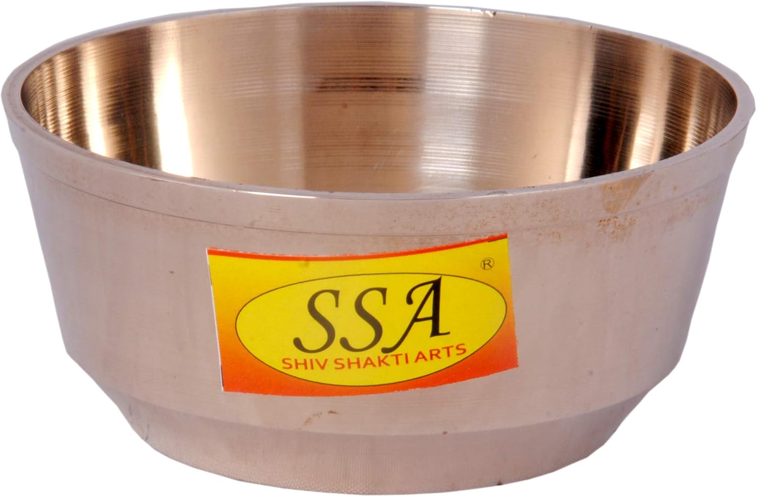 SHIV SHAKTI ARTS® Pure Bronze Kansa Bowl Katori for Serving Food, Tableware(Kansi, Luxury Design Vol - 150 ML) - 1 Piece