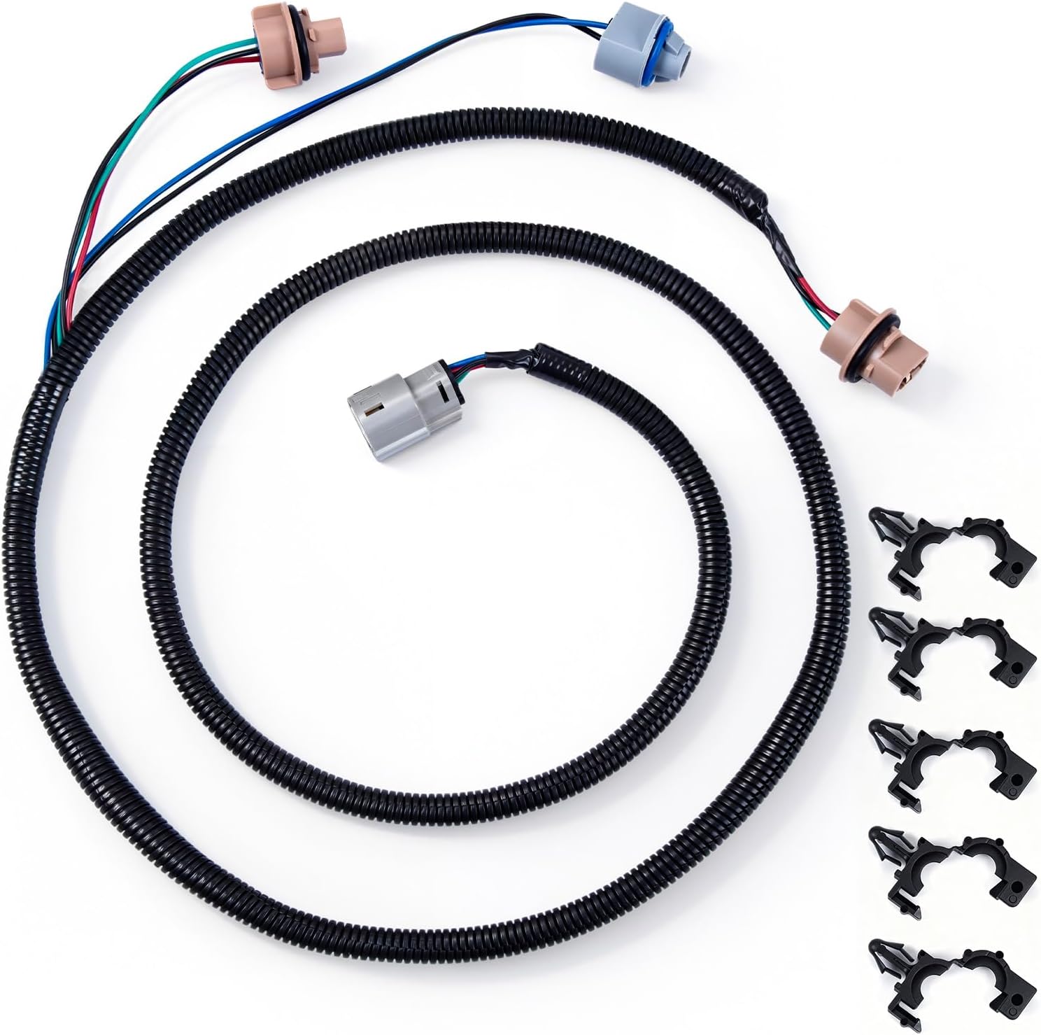 Passenger Side Tail Light Wiring Harness 23295977 Compatible with Chevy Silverado GMC Sierra 1500 2500 HD 3500 HD 2016-2019,Tail Light Wire Socket Wiring Harness Kit