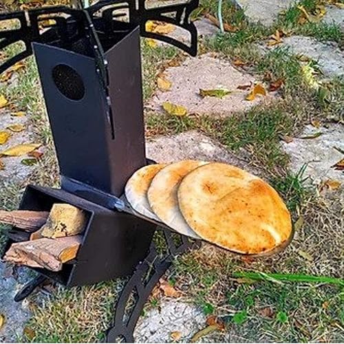 Miniatura 6 de El mejor paquete de equipo de cocina al aire libre Spitfire Rocket Stove Patrol Edition! Incluye juego de parrilla Spitfire BBQ y el mango de