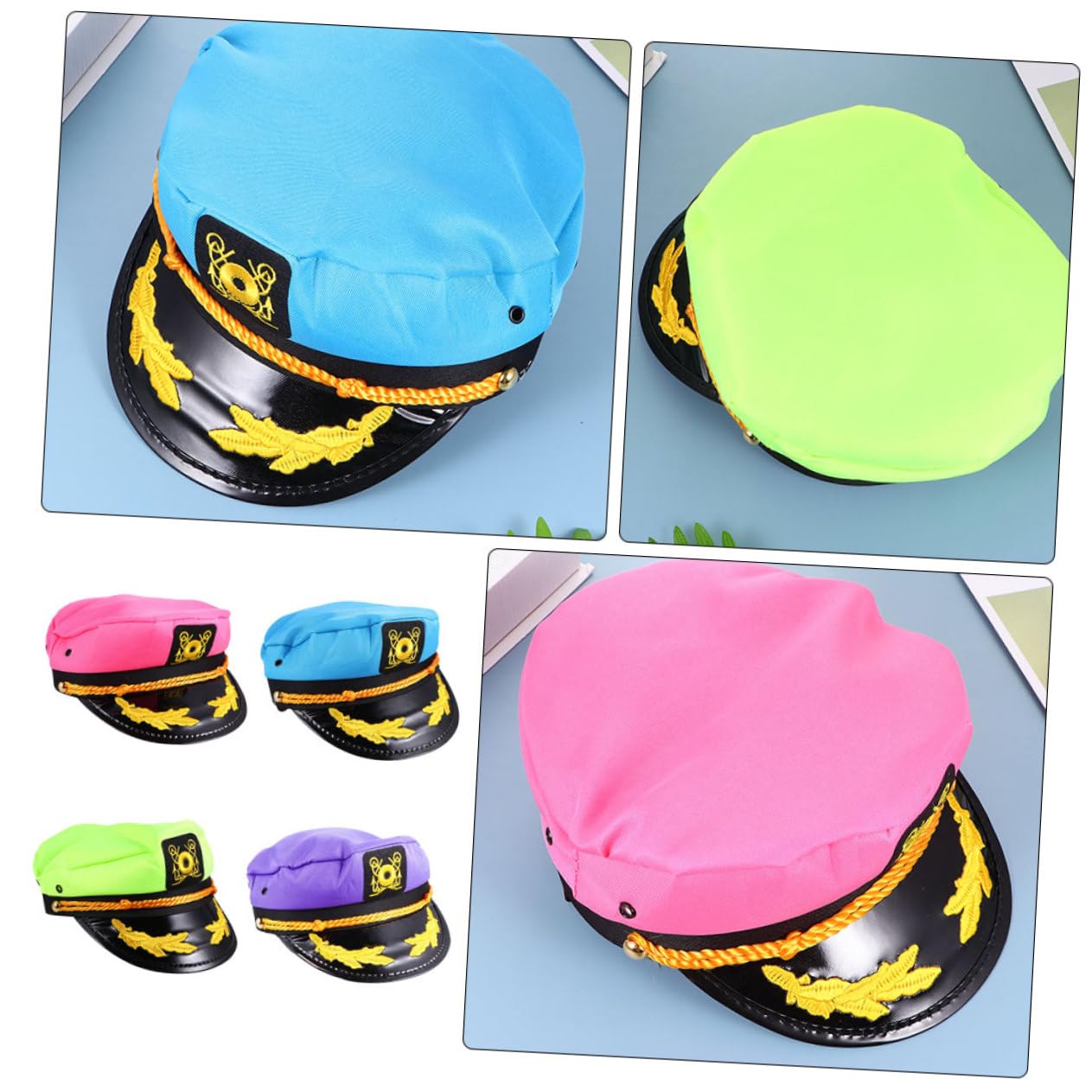 4 Piezas Sombrero de de Marina para Fiesta Otono Fiesta Verano