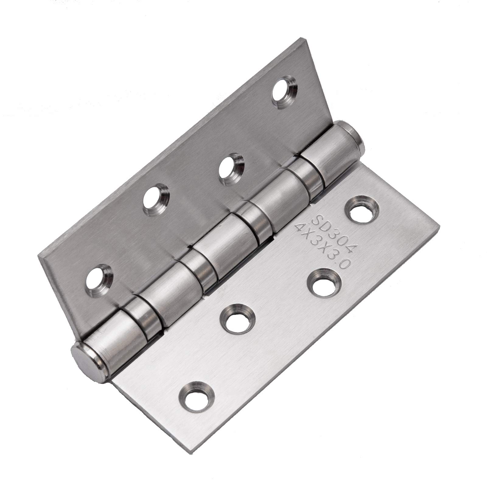 Cerniere Pieghevoli A Sfere In Acciaio Inox - 2 Pezzi, 100x74 Mm, Per Porte E Mobili