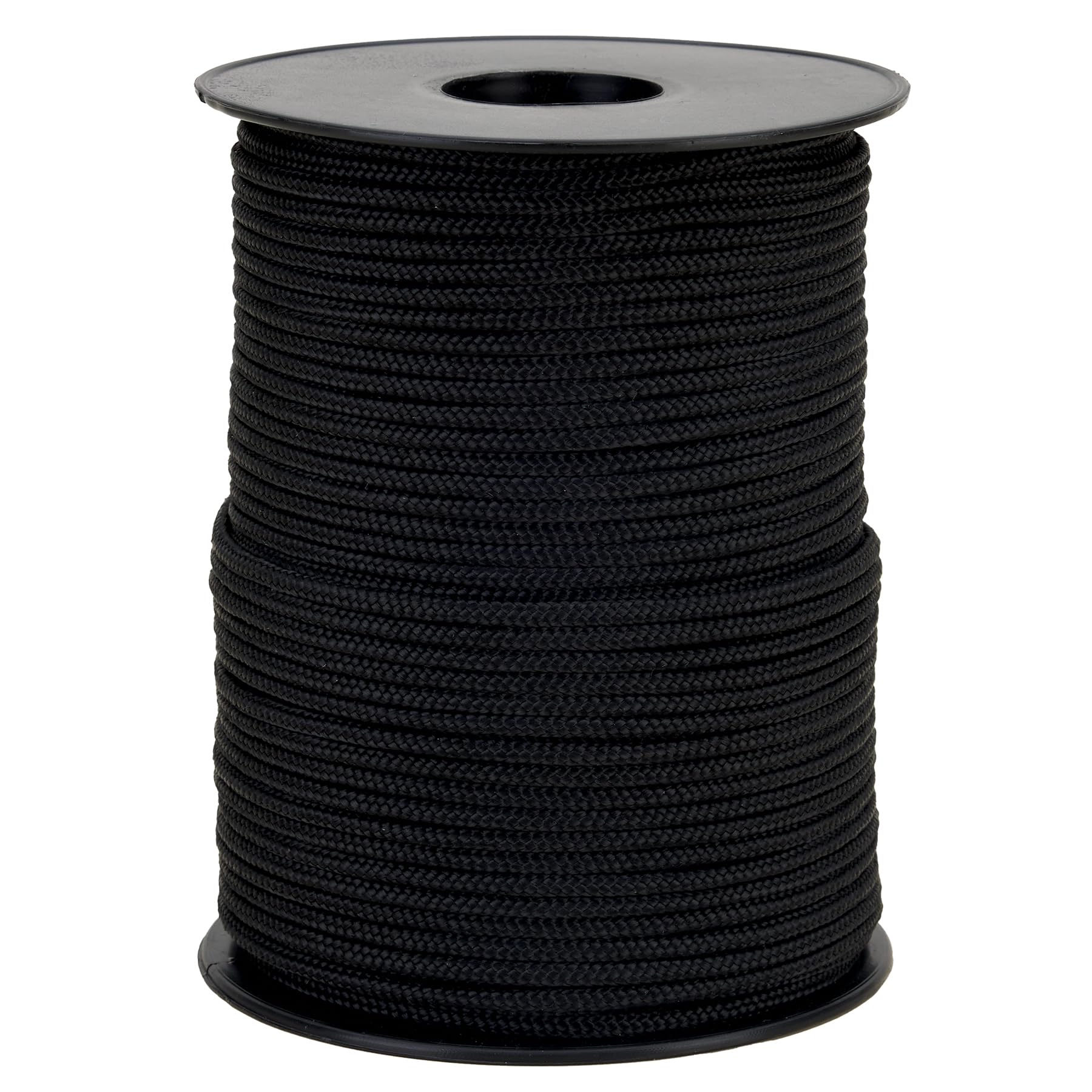 Braided Rope Polypropylene Black Diameter 3 mm Spool 100 m – Outdoor Rope, DIY Rope, DIY Cord, Black